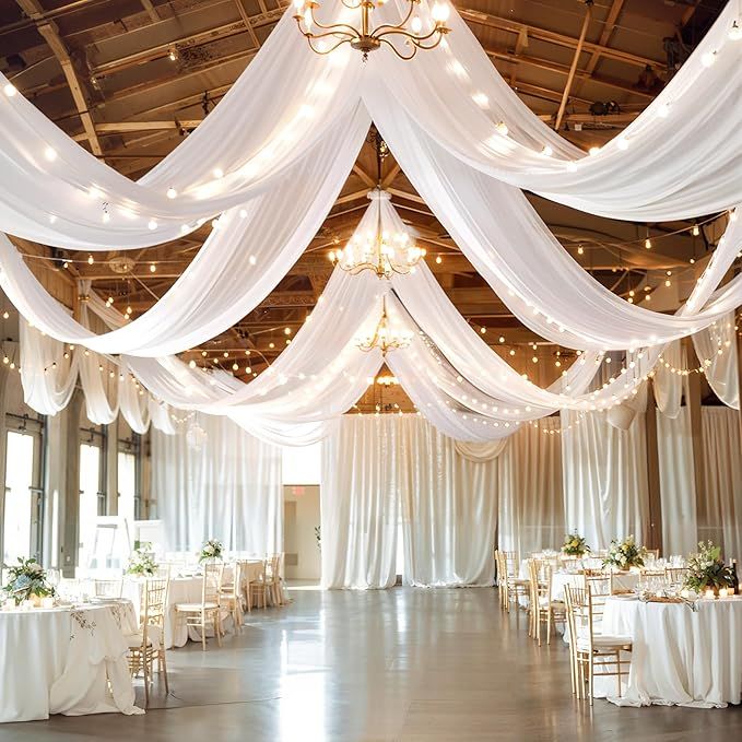 Entrance curtain draping for VIP event