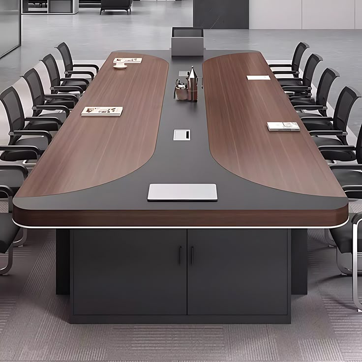 Rectangular conference table rental for corporate events