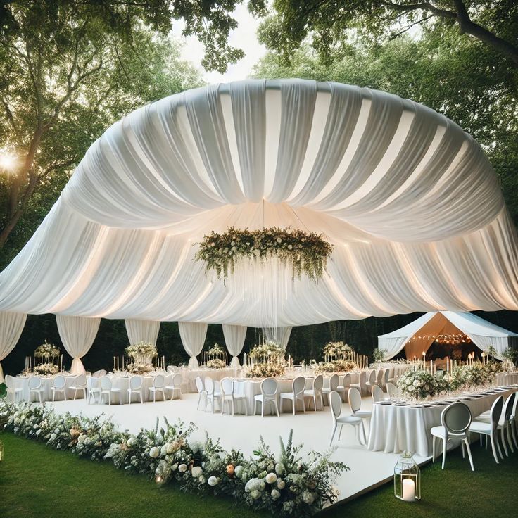 Elegant curtain and draping setup for an event stage in Saudi Arabia